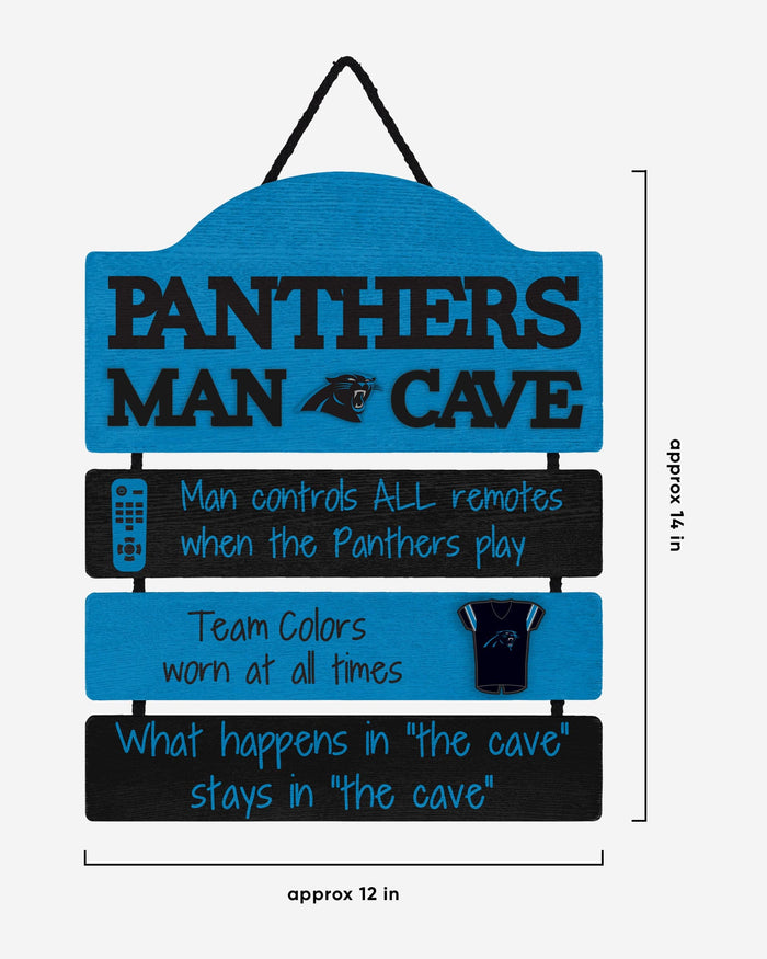 Carolina Panthers Mancave Sign FOCO - FOCO.com