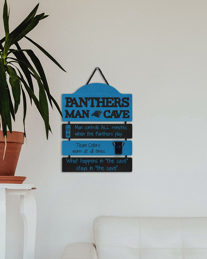 Carolina Panthers Mancave Sign FOCO - FOCO.com