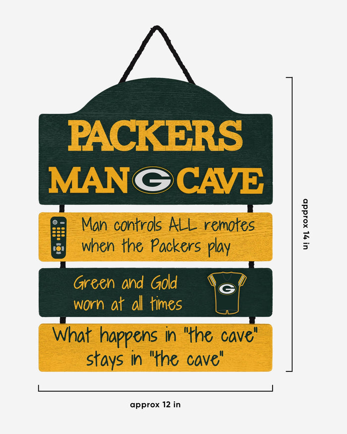 Green Bay Packers Mancave Sign FOCO - FOCO.com