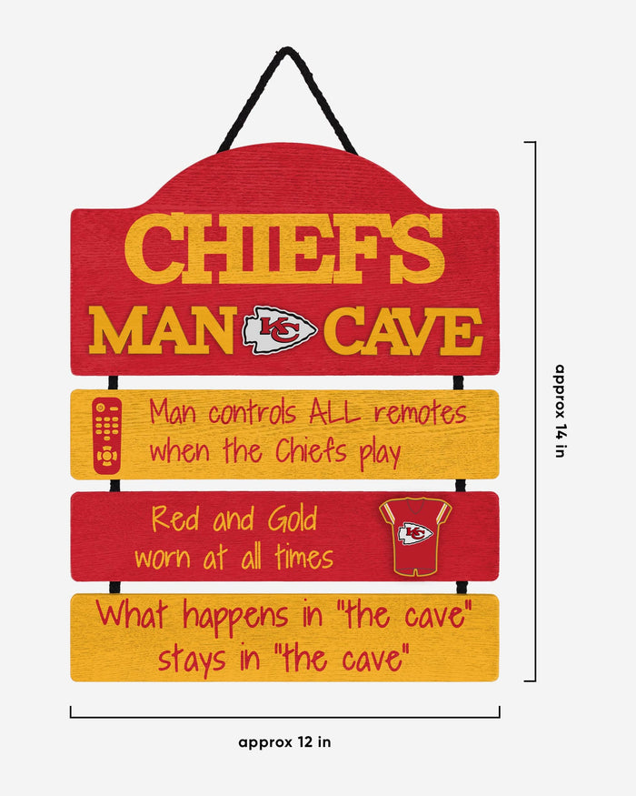 Kansas City Chiefs Mancave Sign FOCO - FOCO.com