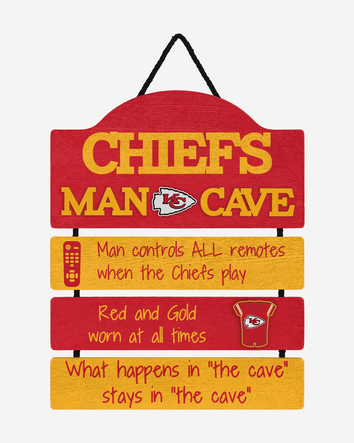 Kansas City Chiefs Mancave Sign FOCO - FOCO.com