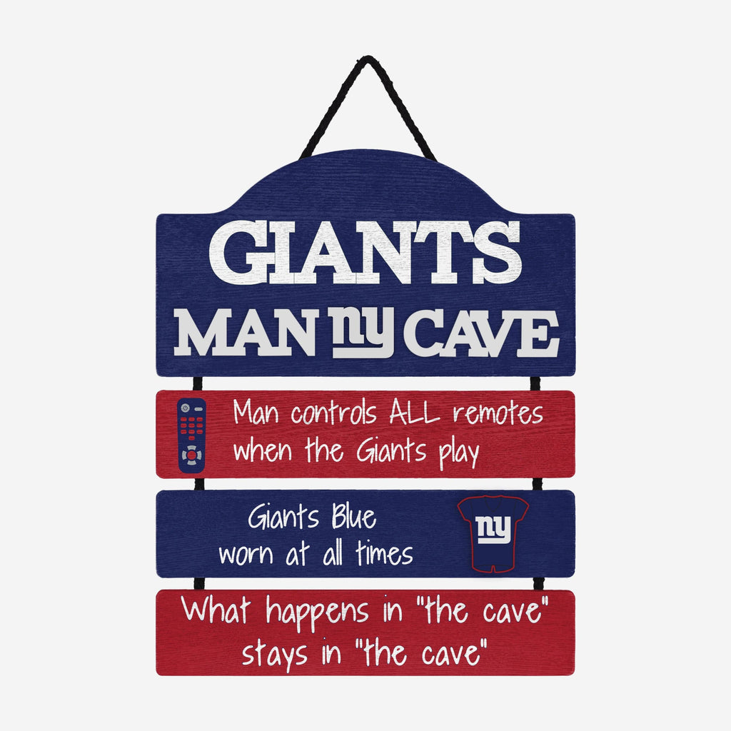 New York Giants Mancave Sign FOCO - FOCO.com