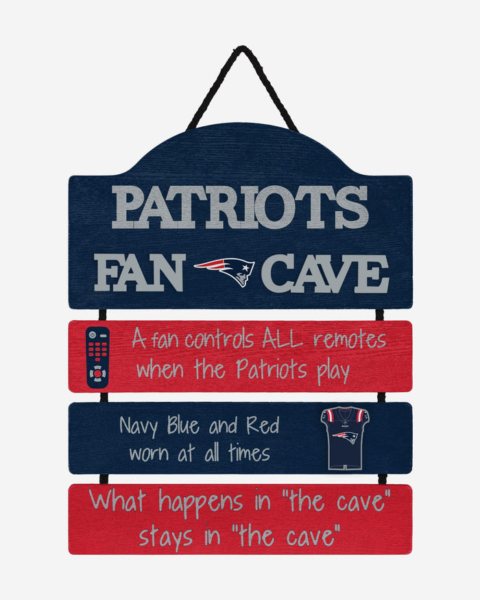 New England Patriots Mancave Sign FOCO - FOCO.com