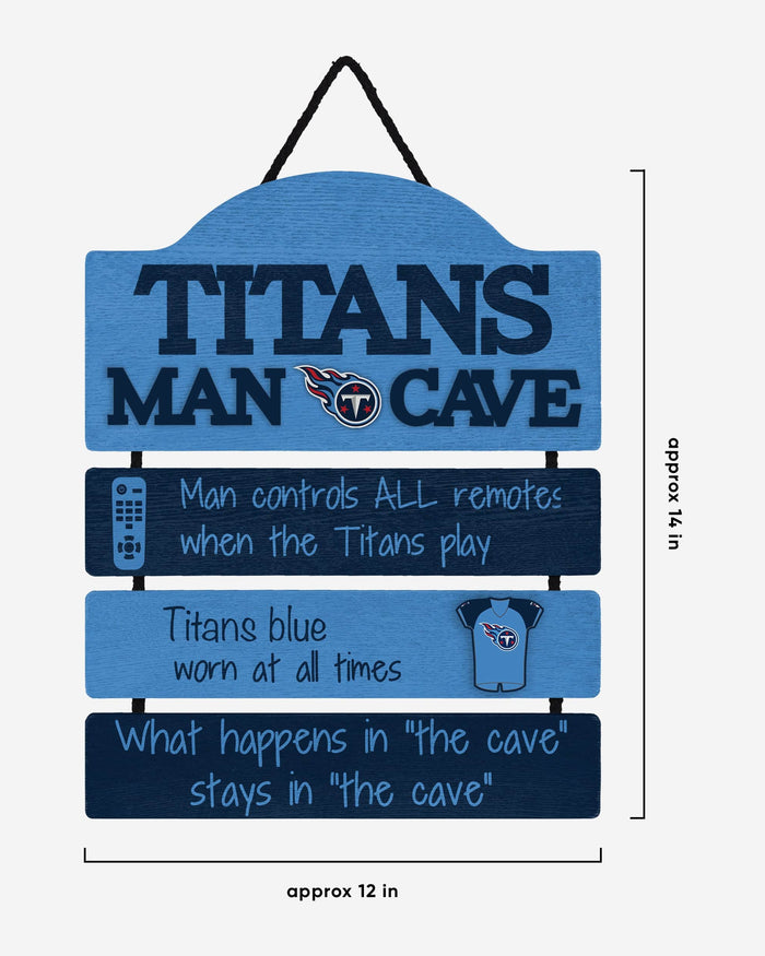 Tennessee Titans Mancave Sign FOCO - FOCO.com
