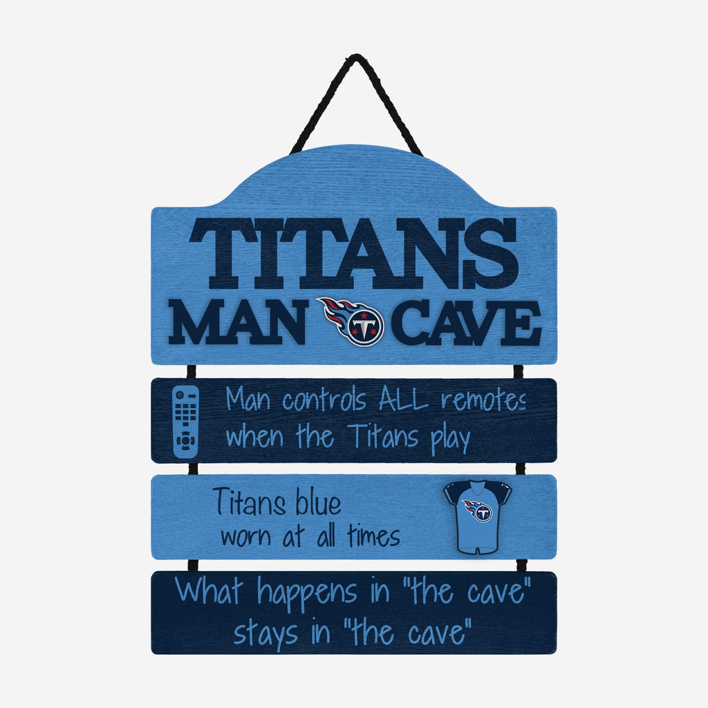 Tennessee Titans Mancave Sign FOCO - FOCO.com