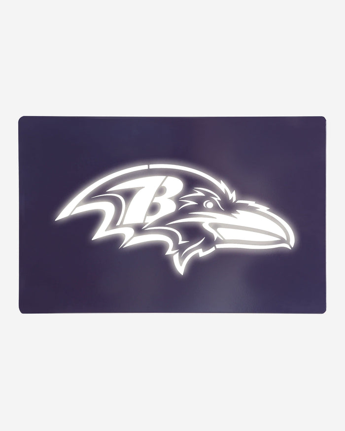 Baltimore Ravens Metal Light Up Logo Sign FOCO - FOCO.com