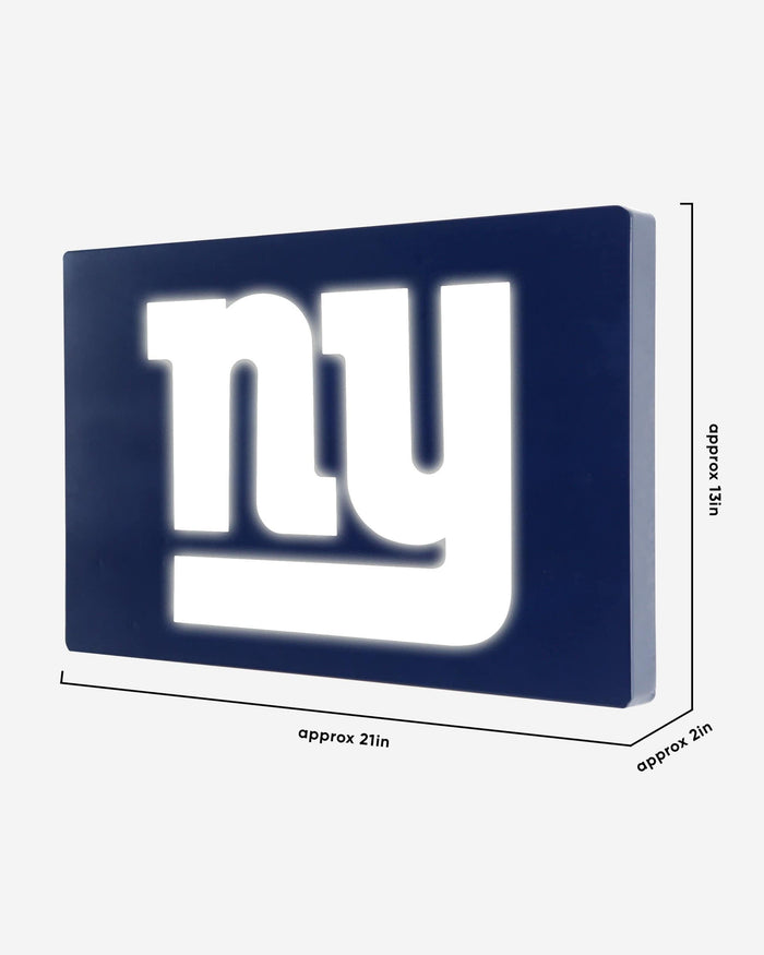 New York Giants Metal Light Up Logo Sign FOCO - FOCO.com