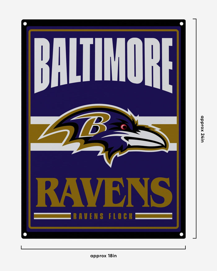 Ravens Sign Lettering Baltimore Ravens Metal Tacker Wall Sign FOCO