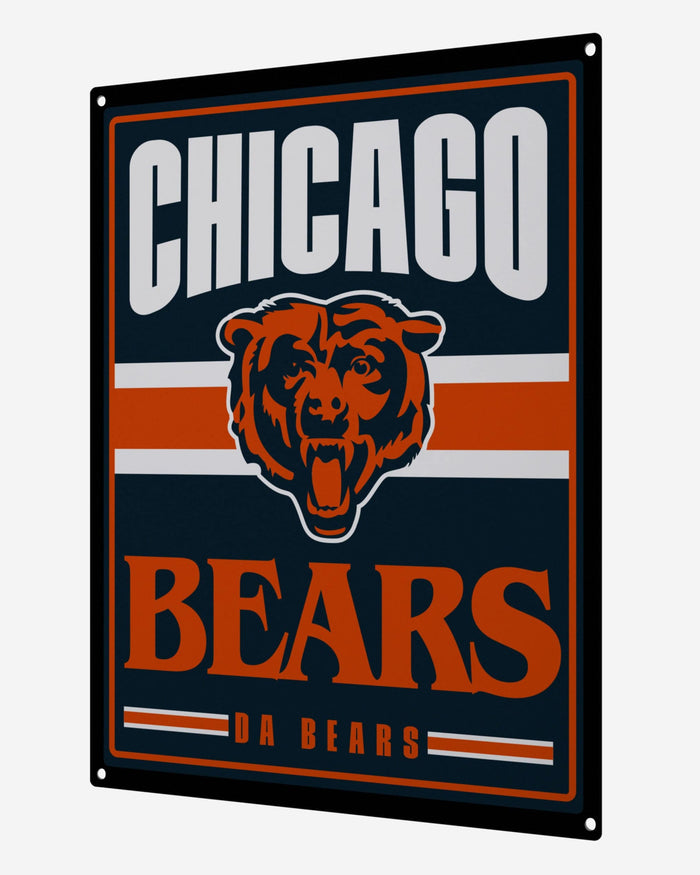 Chicago Bears Metal Tacker Wall Sign FOCO - FOCO.com