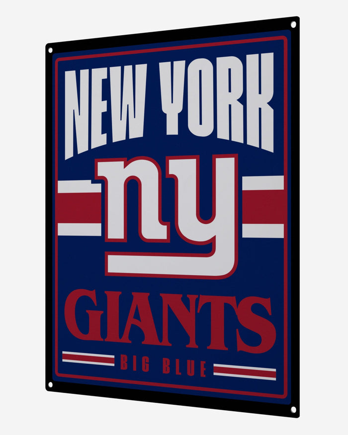New York Giants Metal Tacker Wall Sign FOCO - FOCO.com