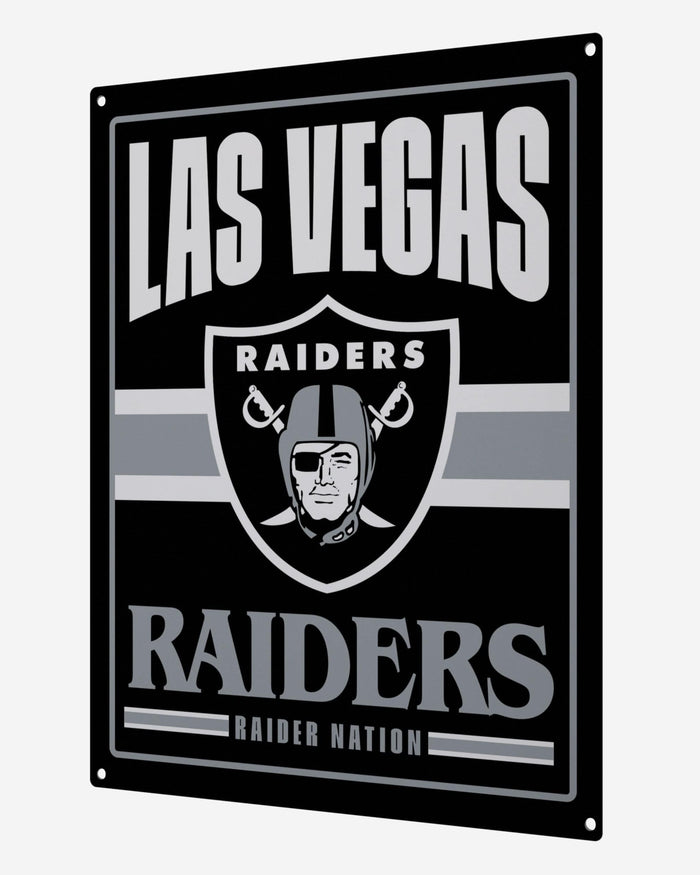 Las Vegas Raiders NFL Metal Tacker Wall Sign