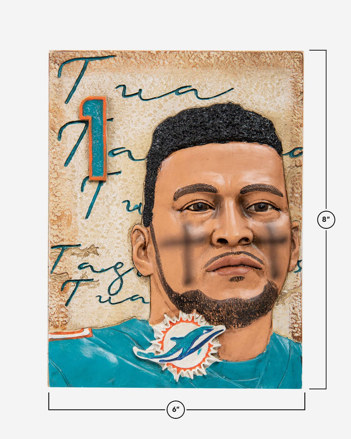 Tua Tagovailoa Miami Dolphins Player Wall Plaque FOCO - FOCO.com