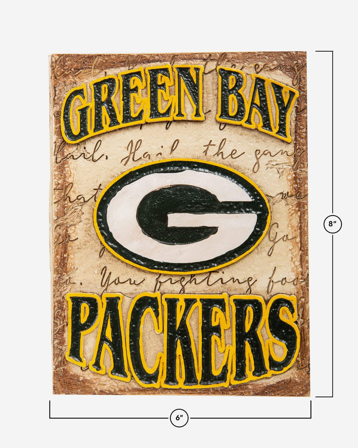 Green Bay Packers Team Logo Wall Plaque FOCO - FOCO.com