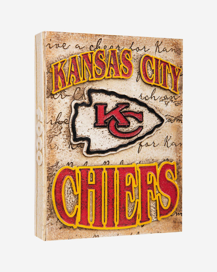 Kansas City Chiefs Team Logo Wall Plaque FOCO - FOCO.com