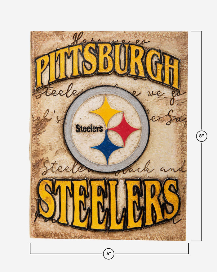 Pittsburgh Steelers Team Logo Wall Plaque FOCO