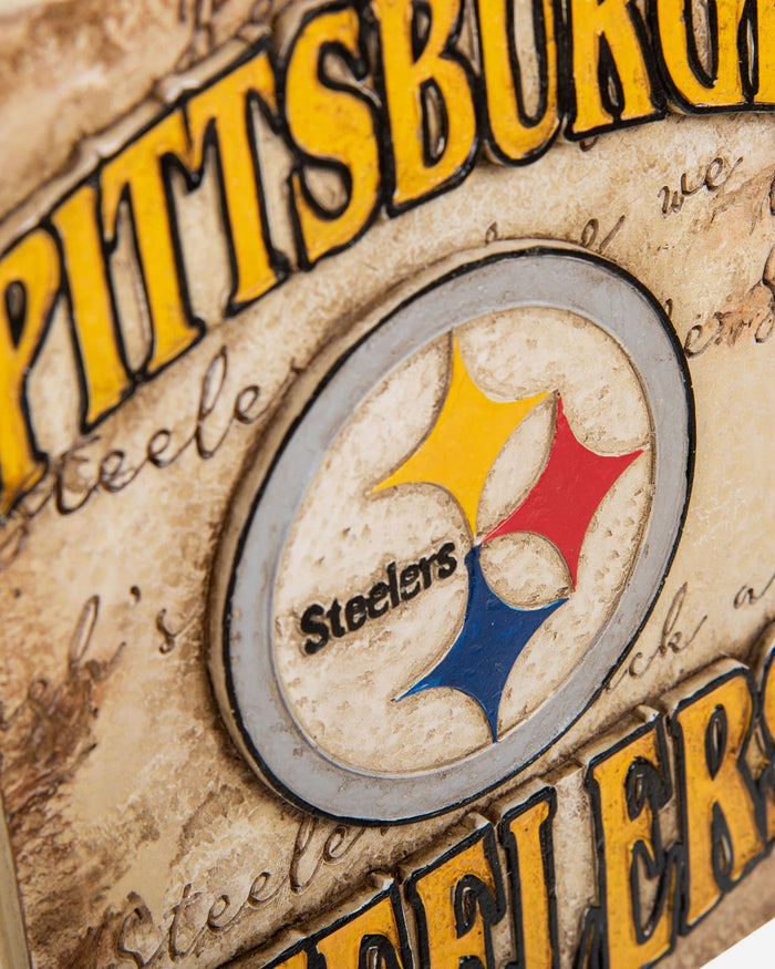 Pittsburgh Steelers Team Logo Wall Plaque FOCO - FOCO.com