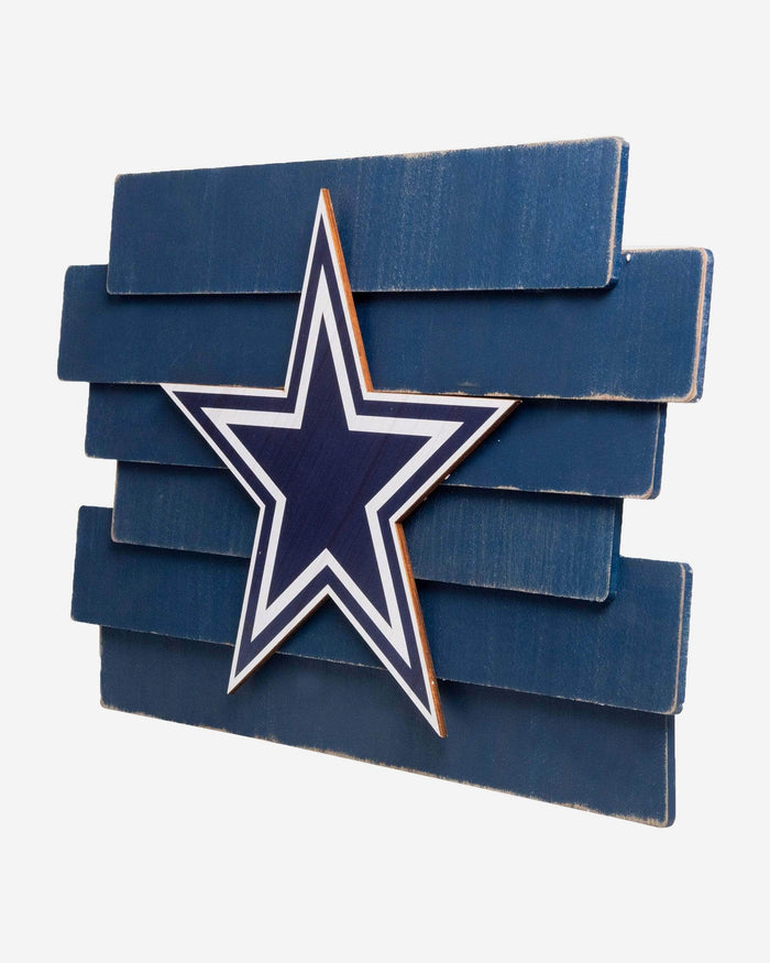 Dallas Cowboys Staggered Wood Logo Sign FOCO - FOCO.com
