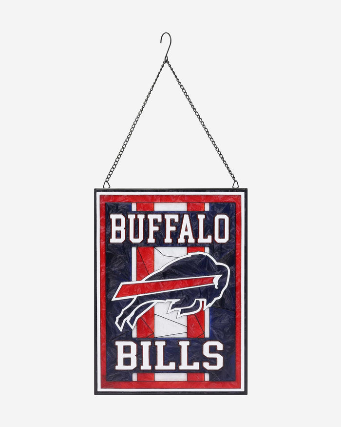 Buffalo Bills Team Stripe Stain Glass Sign FOCO - FOCO.com