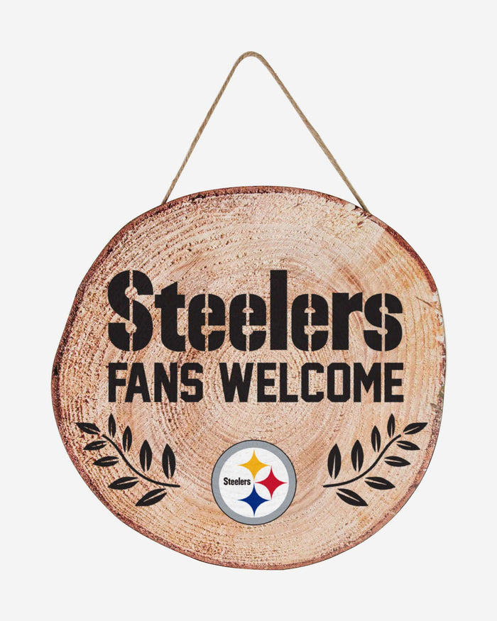 Pittsburgh Steelers Wood Stump Sign FOCO