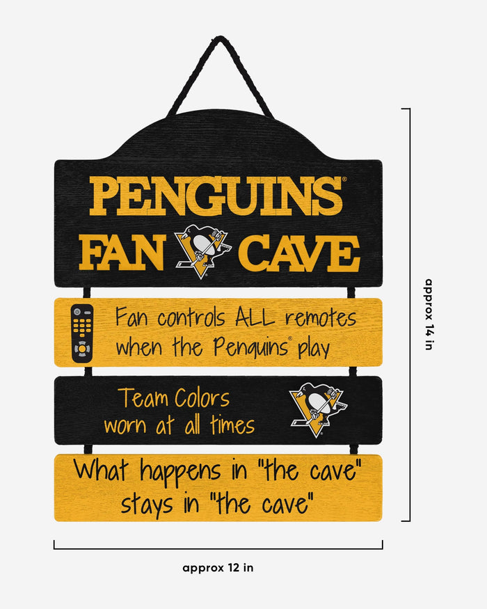 Pittsburgh Penguins Mancave Sign FOCO - FOCO.com