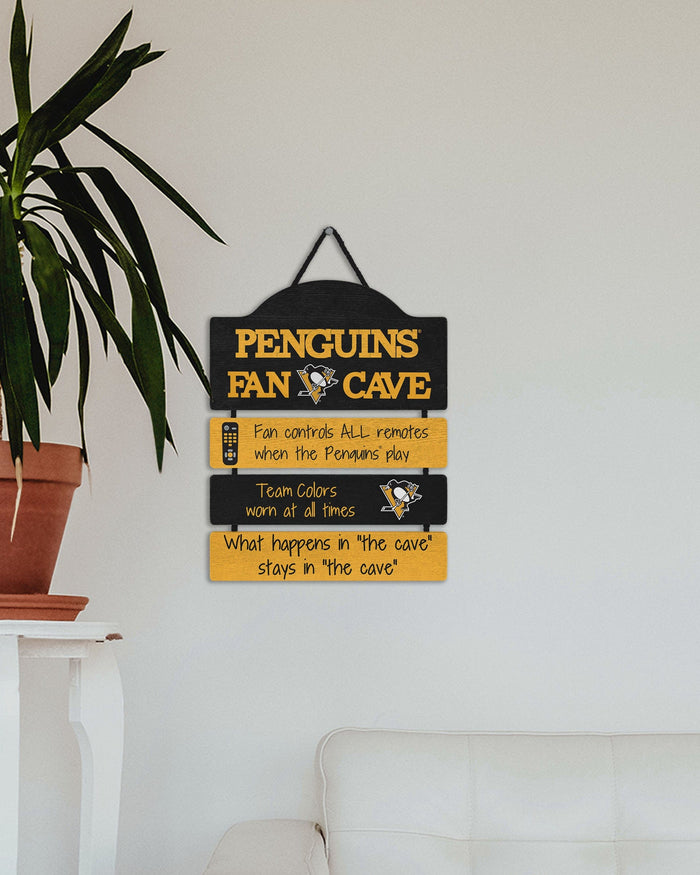 Pittsburgh Penguins Mancave Sign FOCO - FOCO.com