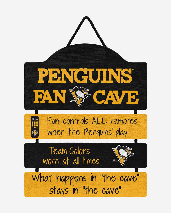 Pittsburgh Penguins Mancave Sign FOCO - FOCO.com
