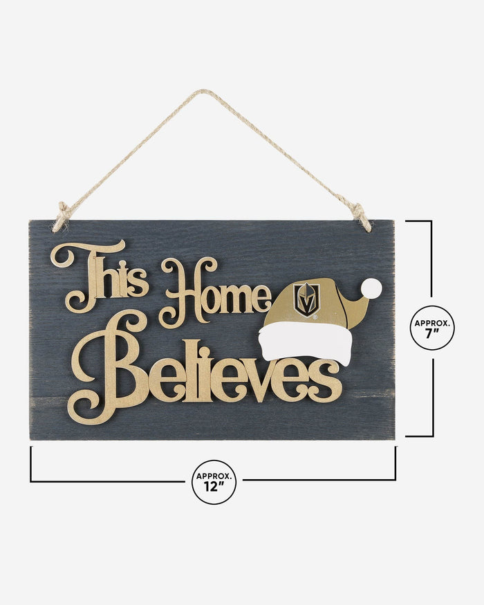 Vegas Golden Knights This Home Believes Wall Sign FOCO - FOCO.com