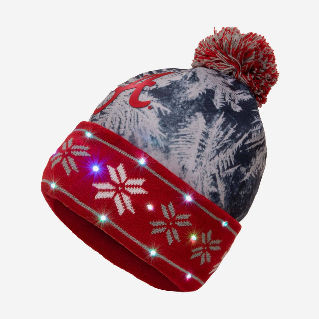 Alabama Crimson Tide Big Logo Light Up Beanie FOCO - FOCO.com