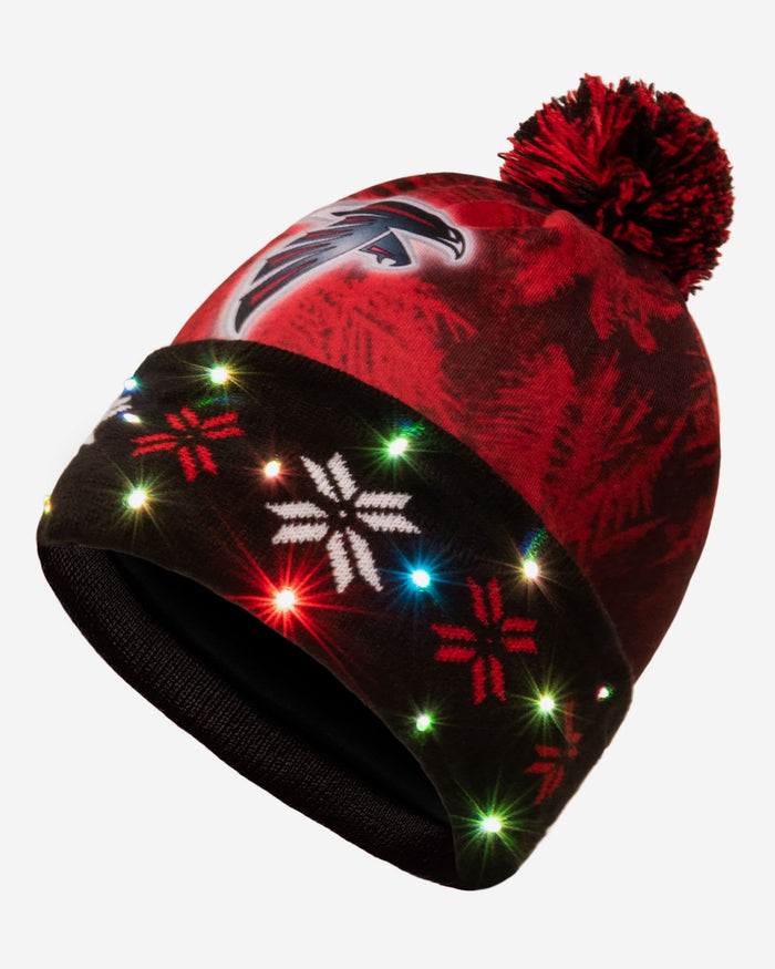 Atlanta Falcons Big Logo Light Up Beanie FOCO - FOCO.com