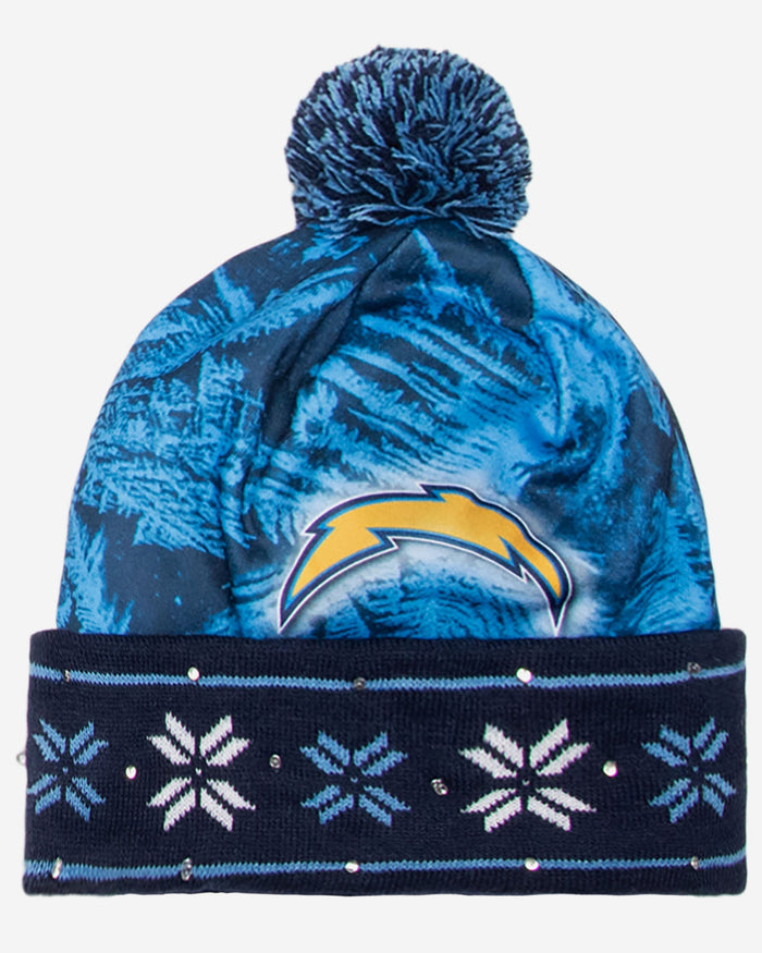 Los Angeles Chargers Big Logo Light Up Beanie FOCO - FOCO.com
