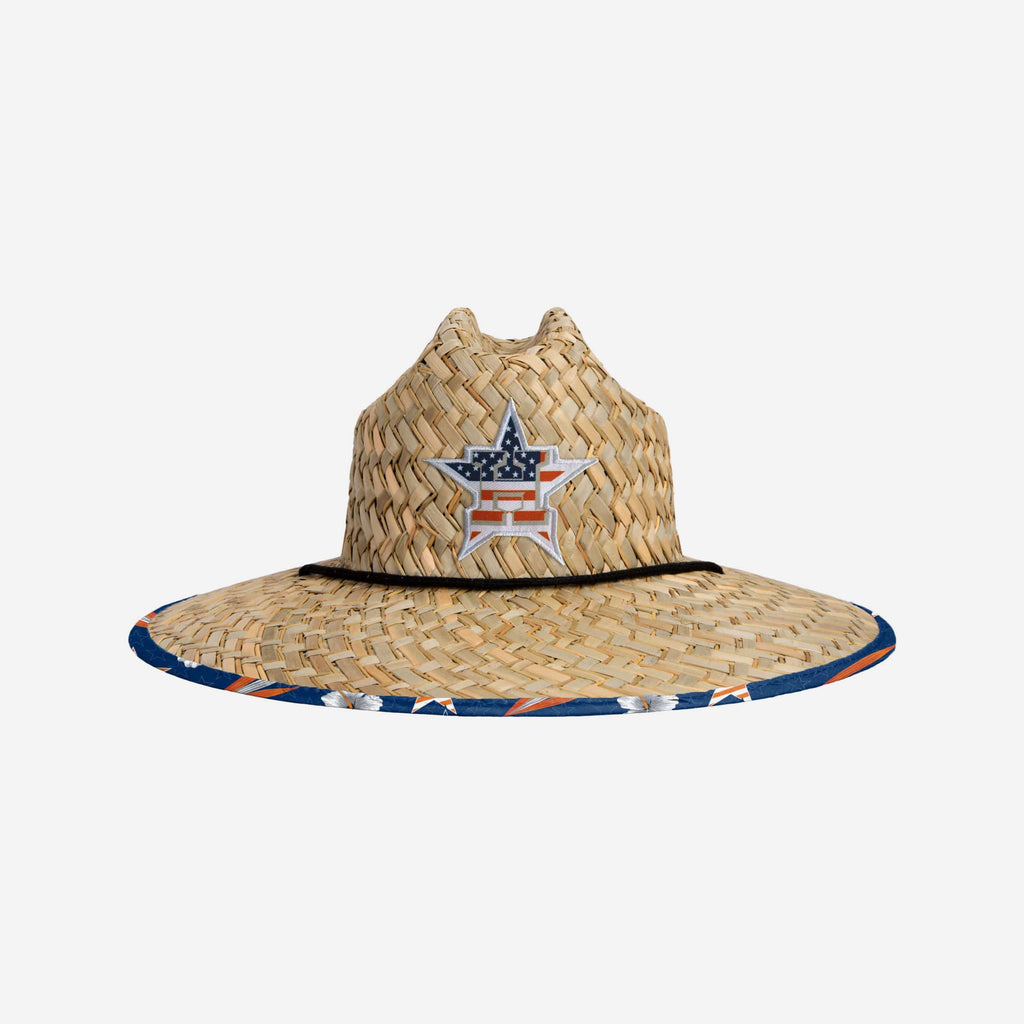 Houston Astros Americana Straw Hat FOCO - FOCO.com