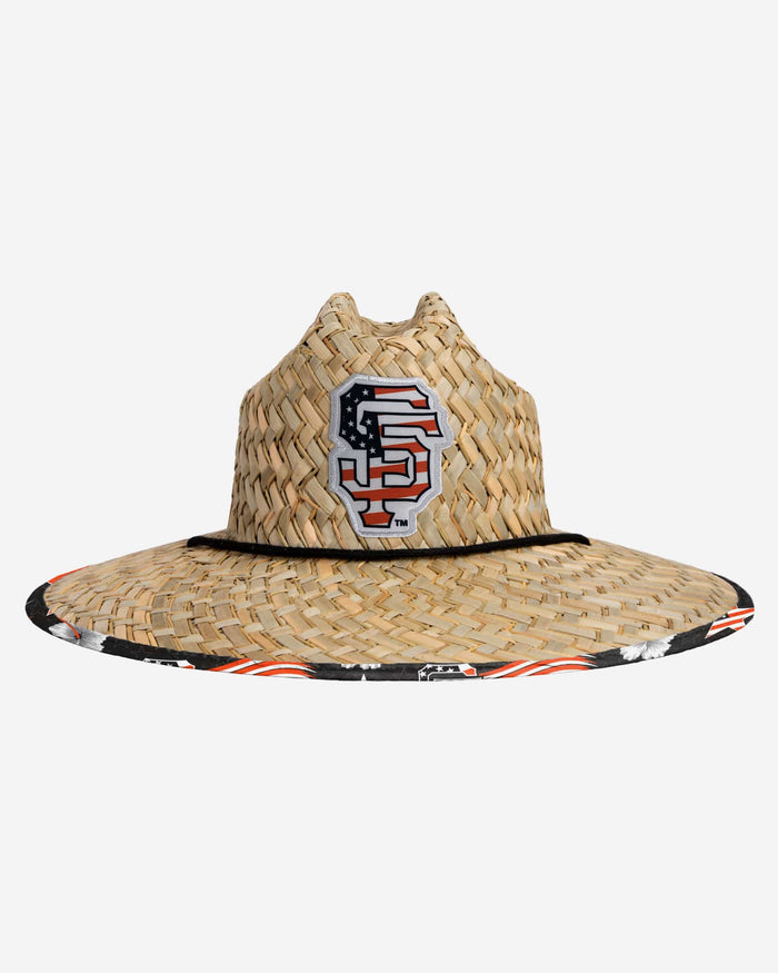 San Francisco Giants Americana Straw Hat FOCO - FOCO.com