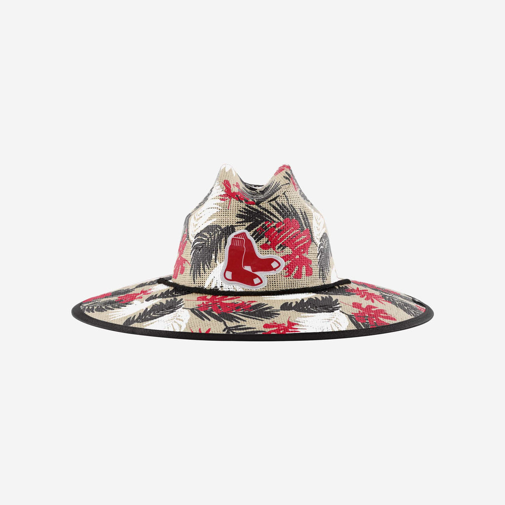Boston Red Sox Floral Printed Straw Hat FOCO - FOCO.com
