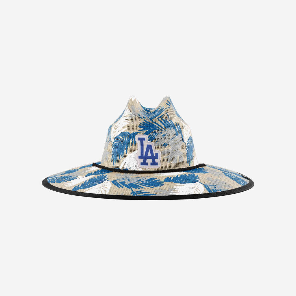 Los Angeles Dodgers Floral Printed Straw Hat FOCO - FOCO.com
