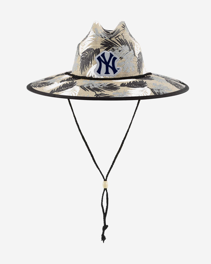 New York Yankees Floral Printed Straw Hat FOCO - FOCO.com