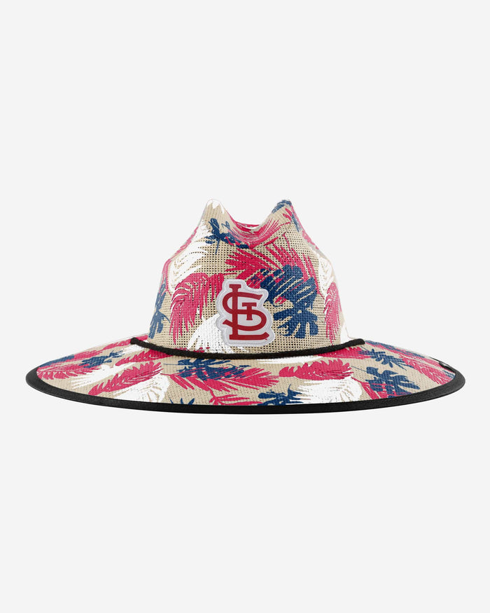 St Louis Cardinals Floral Printed Straw Hat FOCO - FOCO.com