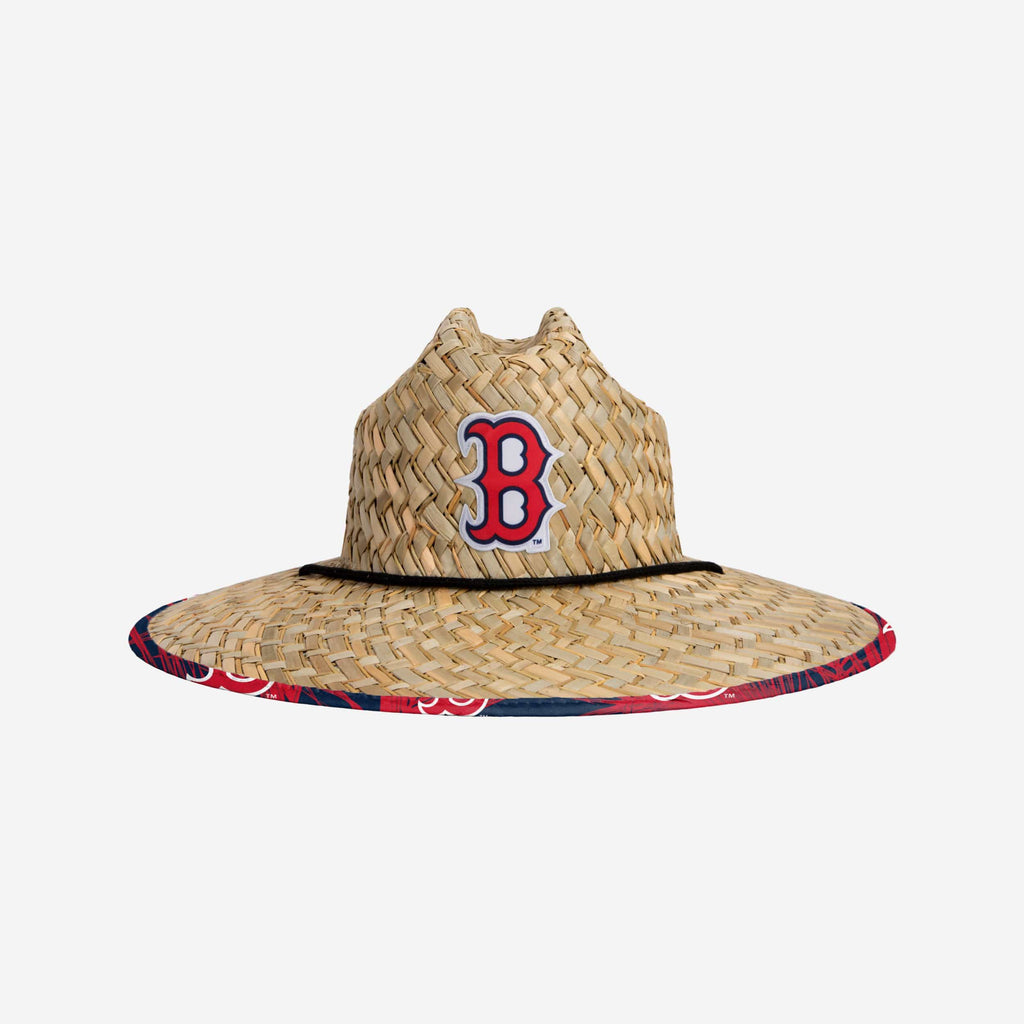 Boston Red Sox Floral Straw Hat FOCO - FOCO.com