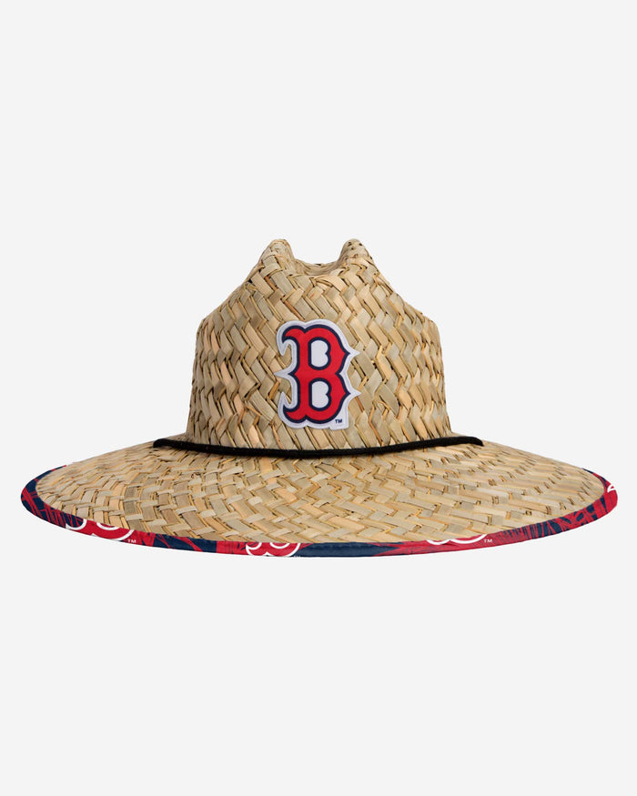 Boston Red Sox Floral Straw Hat FOCO - FOCO.com