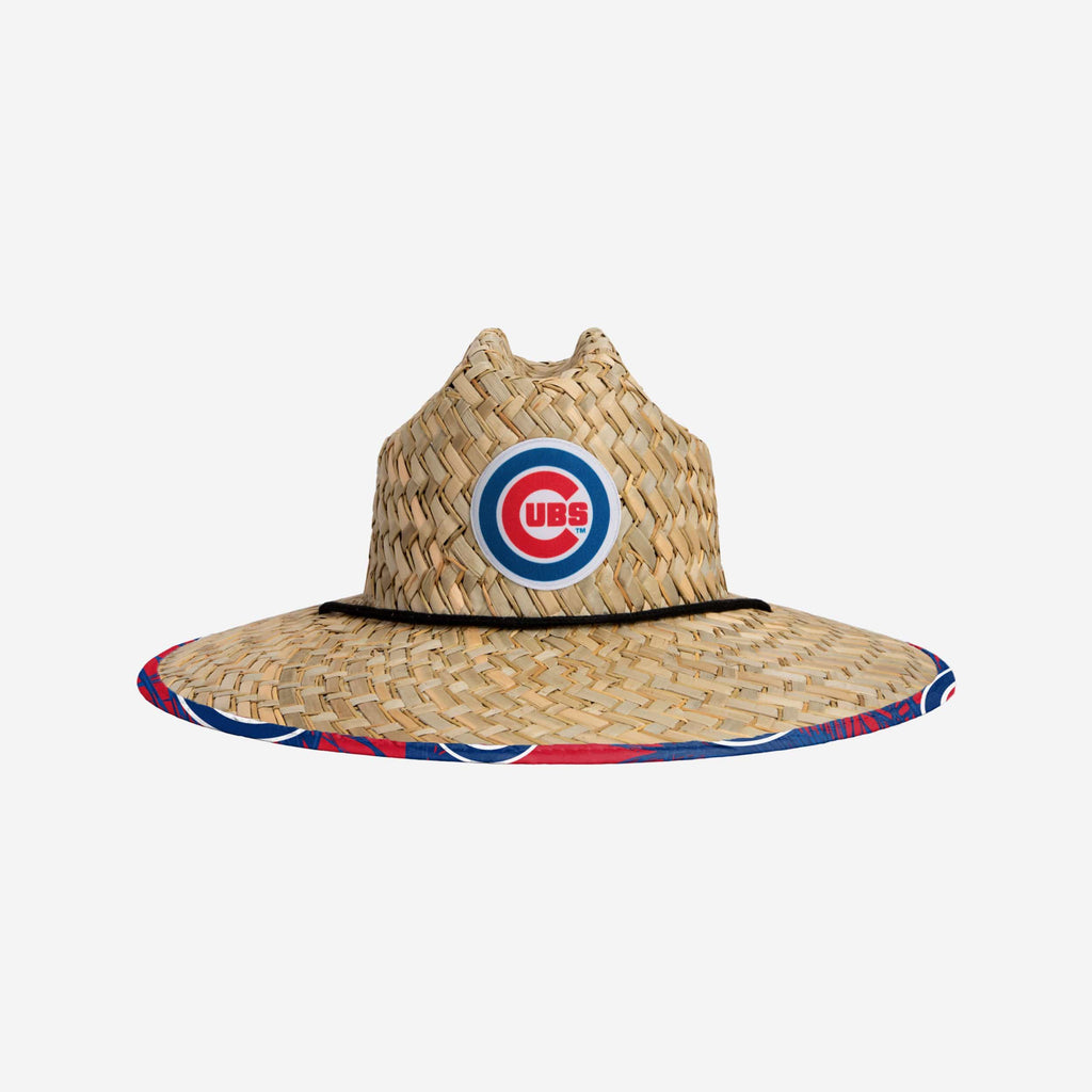 Chicago Cubs Floral Straw Hat FOCO - FOCO.com