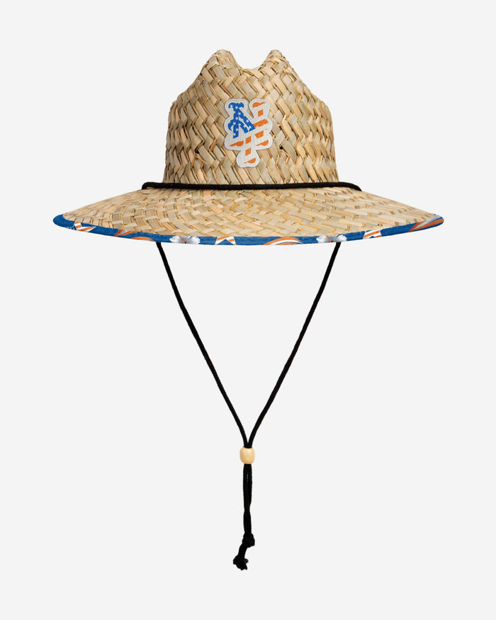 New York Mets Americana Straw Hat FOCO - FOCO.com