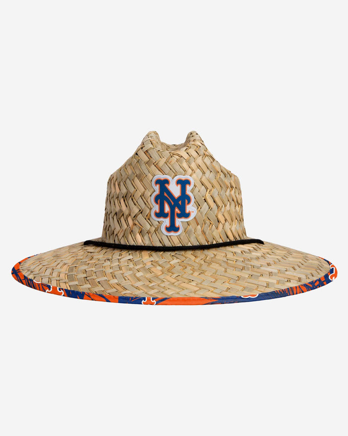 New York Mets Floral Straw Hat FOCO - FOCO.com