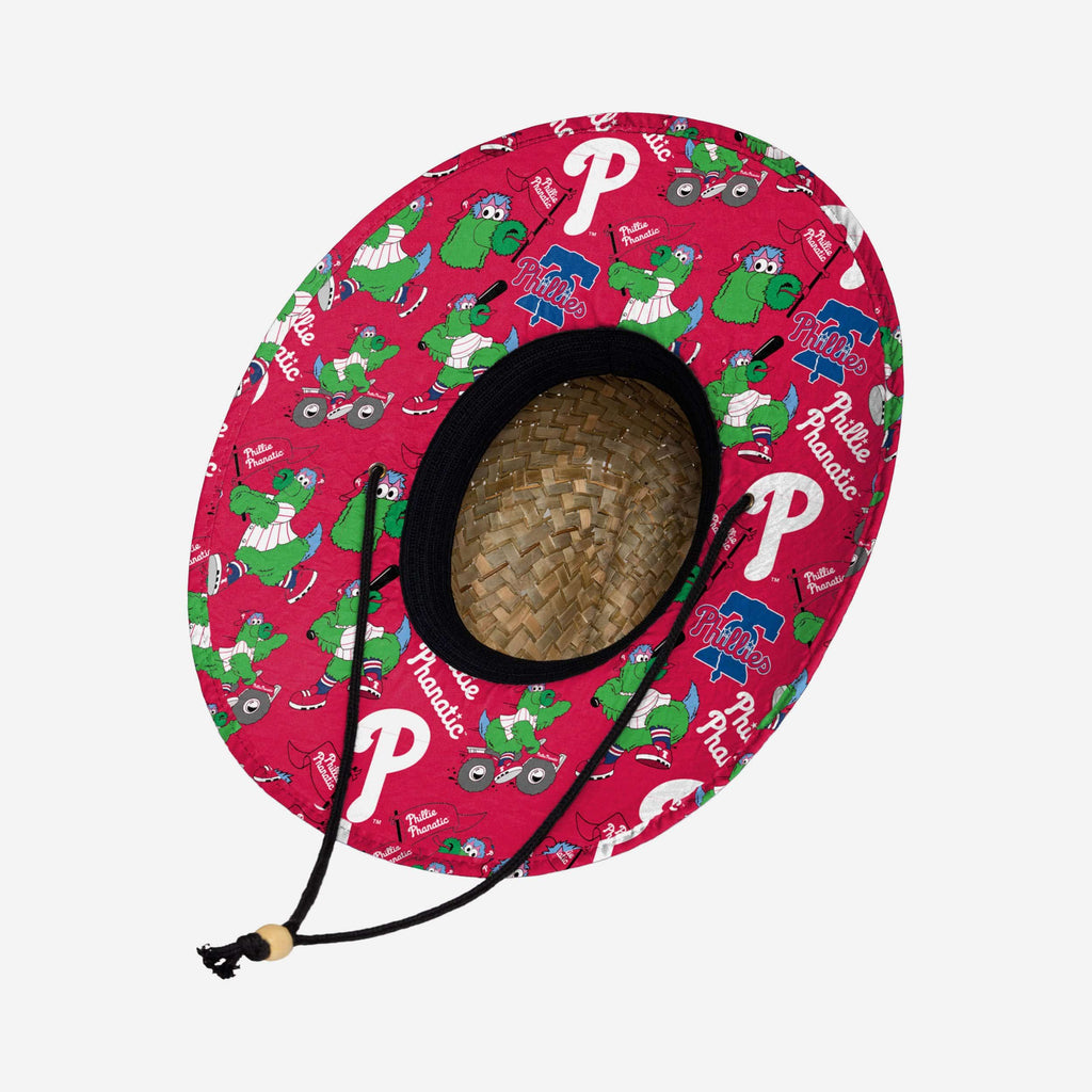 Philadelphia Phillies Phillie Phanatic Mascot Straw Hat FOCO