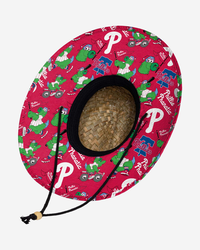 Philadelphia Phillies Phillie Phanatic Mascot Straw Hat FOCO - FOCO.com