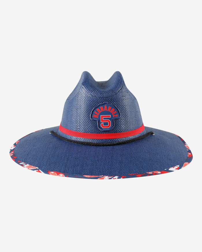 Enrique Hernandez Boston Red Sox Straw Hat FOCO
