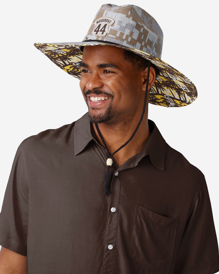 Joe Musgrove San Diego Padres Straw Hat FOCO - FOCO.com