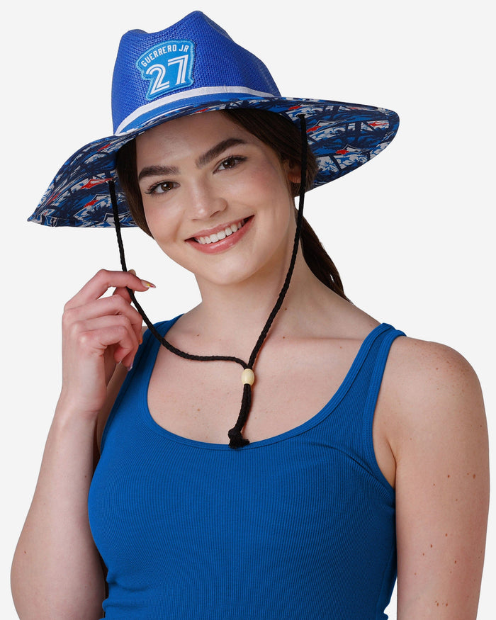 Vladimir Guerrero Jr Toronto Blue Jays Straw Hat FOCO - FOCO.com