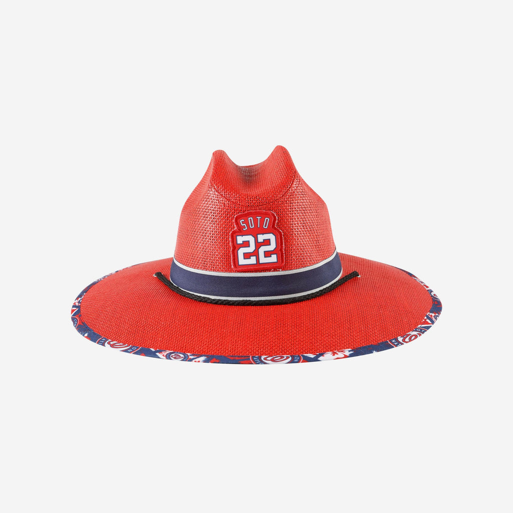 Juan Soto Washington Nationals Straw Hat FOCO - FOCO.com