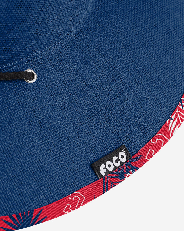 Cleveland Guardians Team Color Straw Hat FOCO - FOCO.com