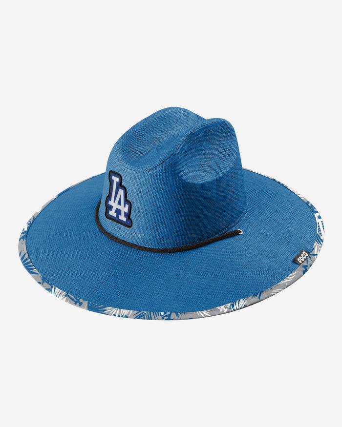 Los Angeles Dodgers Team Color Straw Hat FOCO - FOCO.com