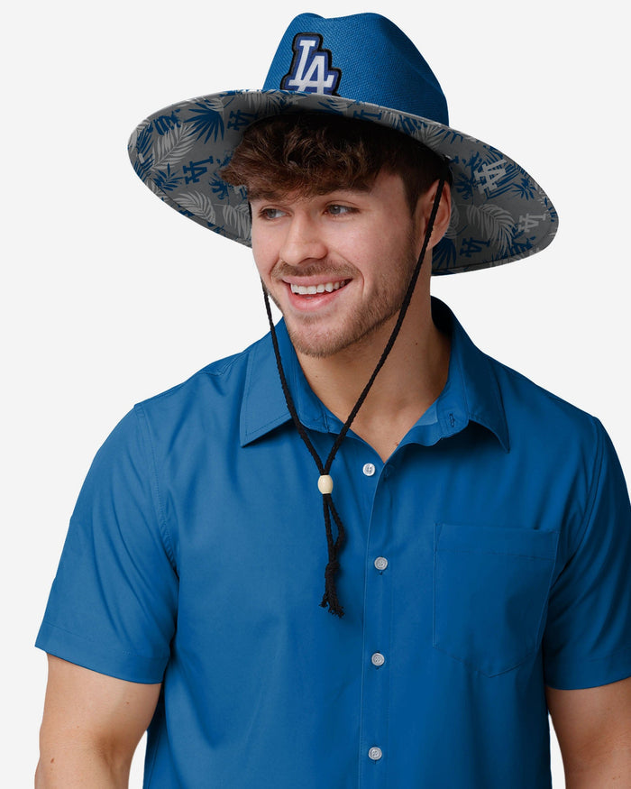 Los Angeles Dodgers Team Color Straw Hat FOCO - FOCO.com